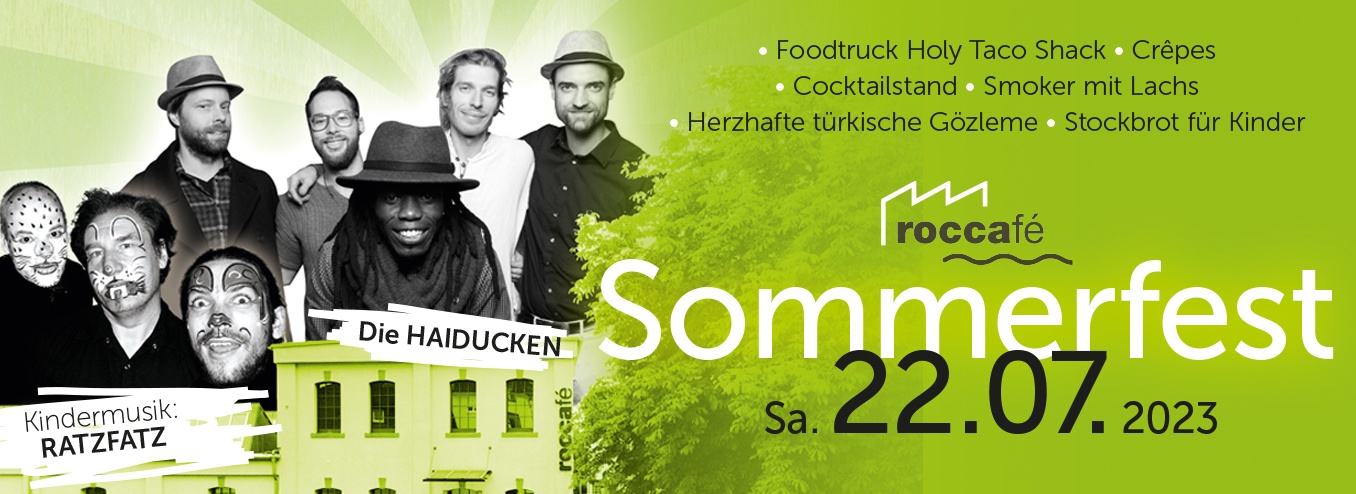 rocafe Sommerfest2023 Banner